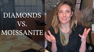 Diamonds vs Moissanite Whats the Difference [upl. by Garges179]