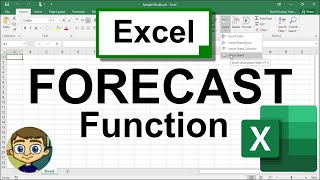 The Excel FORECAST Function [upl. by Dnalhsa]