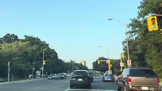 Toronto to Markham Driving Timelapse Hoskin Ave at St George St to Denison Centre [upl. by Ennalyrehc]