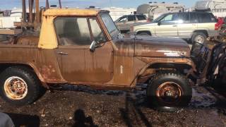 1970 Jeep Kaiser Willys Jeepster Comando Pickup Truck Rare 4x4 All Intact [upl. by Portwin]