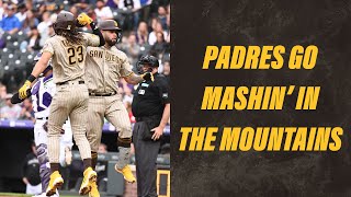 Padres Go Mashin In The Mountains  Padres vs Rockies Highlights 6923 [upl. by Iras848]