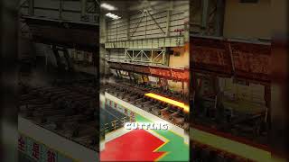 Automatic production line of hot rolled steel plat [upl. by Rabbaj207]