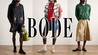 BODE Mens Fashion Clothing Haul  Mens Style Outfits Fashion Trend 2024 Designer Brand [upl. by Alyworth181]