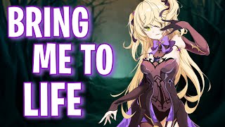 Evanescence  Bring me to life NightcoreLyrics Full version on my channel fyp viral nightcore [upl. by Leak]