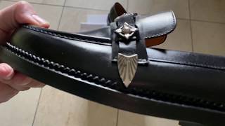 Mini Unboxing Toga Virilis loafer from Farfetch [upl. by Anerev]