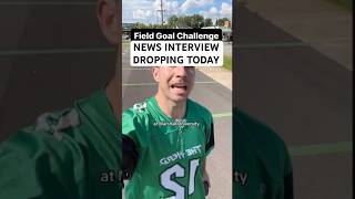 Field goal challenge NEWS INTERVIEW DROPPING TODAY CBS WJZ fieldgoal challenge news interview [upl. by Attenol856]