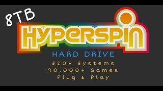 8TB Hyperspin Download  320 Wheels  90000 Games  Hard Drive also available ArcadeSystems [upl. by Quintessa386]