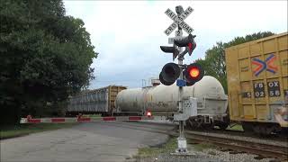 Johnson Street Railroad Crossing Hope Mills NC [upl. by Htebzil151]