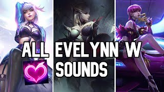 All Evelynn W Sounds SHORTS [upl. by Katherin]