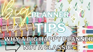 BIG HAPPY PLANNER TIPS  BEST PLANNER FOR FRANKENPLANNING  BIG HAPPY PLANNER FLIP THROUGH [upl. by Hettie]