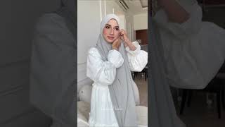 Lets try this tutorial Yang penting labuh depan belakang😍❤️ shawltutorial shawl [upl. by Norrab451]