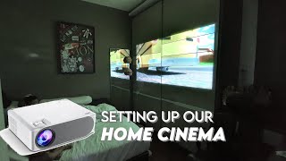 Setting Up Our Home Cinema  Feat LUMOS Projector [upl. by Guido813]