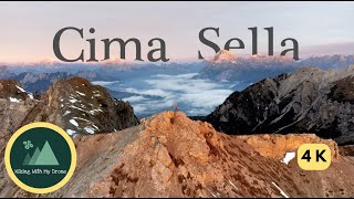 LE DOLOMITI PIÙ SOLITARIE Casera Cavalet e Cima Sella  Dolomiti dOltrepiave [upl. by Nylacaj]