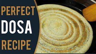 Plain dosa recipe  dosa recipe  How to make dosa  dosa kaise banaye  dosa batter recipe [upl. by Ambrosius]