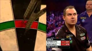 PDC Grand Slam of Darts 2013  K Huybrechts VS Winstanley  Group D [upl. by Vadnee20]