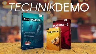 DiaShowStages 10  Technikdemo 4K 30P [upl. by Ahsetra]