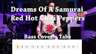 Dreams Of A Samurai  Red Hot Chili Peppers Bass Cover  Tabs [upl. by Nilac473]