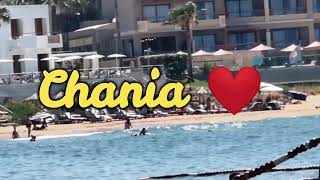 BIKINI BEACH ON GREEK ISLAND 🏝 CHANIA 🏖️ crete greece Athens travel [upl. by Byers27]