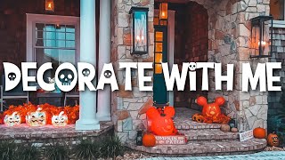 Fall Decorate With Me  Halloween DIY amp Outdoor Disney Decor [upl. by Chicoine]