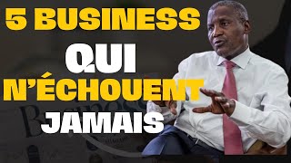 VOICI 5 BUSINESS SÛRS QUI NECHOUENT JAMAIS DEVENIR RICHE EN AFRIQUE [upl. by Eillime18]