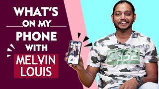 Whats On My Phone With Melvin Louis  Sana Khan  Embarrassing Selfie And More [upl. by Moonier]