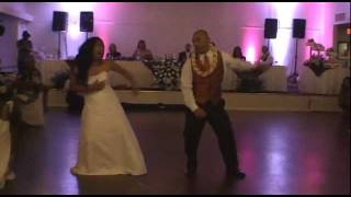 Wedding Dance Father Daughter quotBEST LOCKING ROUTINEquot 2 Funky after 2min  Josh and Janina [upl. by Pisarik]