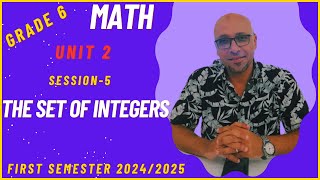 session 5 the set of integers for Grade 6 maths education mathematics study school grades [upl. by Theurer]