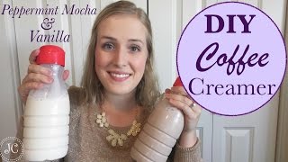 HOMEMADE COFFEE CREAMER  Jordan Cornwell [upl. by Tattan]