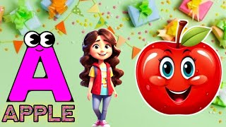 phonics song  A for apple  अ से अनार  abcd  a for apple b for ball c for cat  abcd song  abcde [upl. by Marrissa]