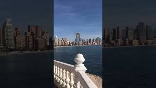 Viewing platform over Levante and Poniente Benidorm [upl. by Atteuqram116]