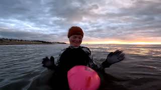 Sunrise swim Broughty Ferry [upl. by Neerehs]