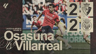 Resumen del Osasuna 22 Villarreal  Club Atlético Osasuna [upl. by Hsuk849]