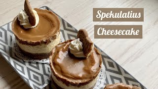 Spekulatius Cheesecake mit Lotus Biscoff Creme  vazgecilmez Cheesecake [upl. by Irrehs]