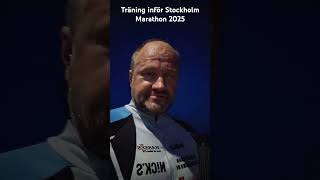 Träning inför Stockholm Marathon 2025 Training for Marathon [upl. by Benildis]