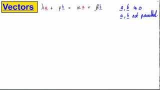 Core 4 Maths ALevel Edexcel  Vectors 2 [upl. by Fanning]