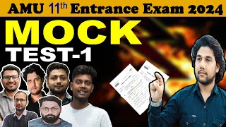 AMU Class 11th Entrance Exam 2024  All India Mock Test Class 11th  Mock Test 1  AMU 11th Entrance [upl. by Artemis]