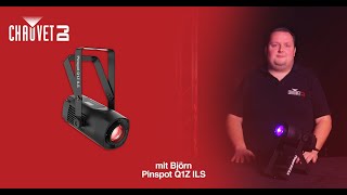 CHAUVET DJ PINSPOT Q1Z ILS [upl. by Nnahgiel]