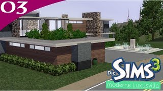 HausbauReihe 703 moderne Villa Lets Build Sims 3 Haus [upl. by Akinoj43]