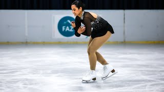 Minha primeira competição de patinação artística no gelo Arena Ice Brasil 03122022 [upl. by Dyana467]