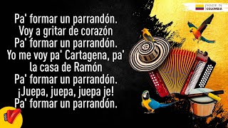 El Parrandón Binomio De Oro Video Letra  Sentir Vallenato [upl. by Aicac]