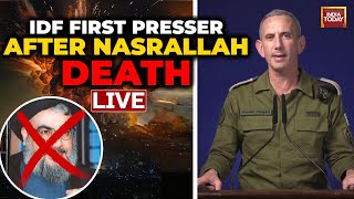 Israel vs Hezbollah War First IDF Statement After Confirmation Of Hezbollah Chief Nasrallahs Death [upl. by Tobias865]