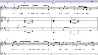 quotGod Gave Me Youquot Blake Shelton  Piano Sheet Music Teaser [upl. by Cyprus]