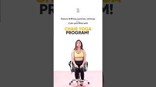 Chair Yoga for a Calmer Mind and Reenergized Body shilpashetty shilpashettyyoga [upl. by Oinafipe19]