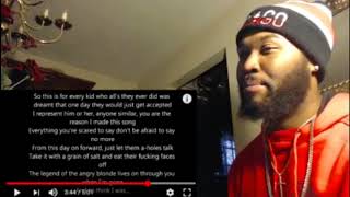 Eminem  Guts Over Fear ft Sia Lyrics  REACTION [upl. by Ahsets]