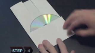 How to Make a CD or DVD Case Out of a Piece Of Paper [upl. by Amre297]