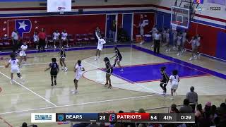 Varsity Bball  Sylvan Hills Bears at Parkview Patriots [upl. by Nus]