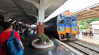 Phitsanulok Railway Station Thailand  Walking Tour [upl. by Lebana595]