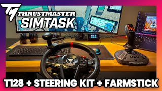 FARMSTICK  STEERING KIT  T128  Thrustmaster sort les équipements SIMTASK [upl. by Oloap]