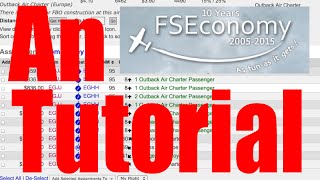 FSEconomy Beginners Planning Guide An FSE and Skyvector Basic Tutorial [upl. by Halas]