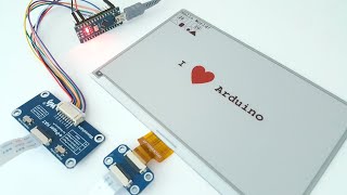 Arduino Tutorial EPaper Display [upl. by Marge521]